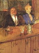  Henri  Toulouse-Lautrec Bar painting